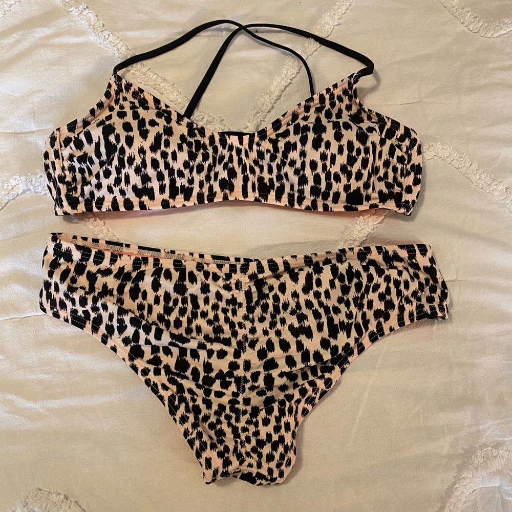Cheetah print bikini